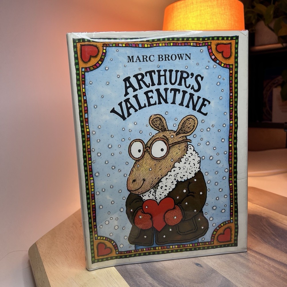 Arthur's Valentine HC Book 1st Ed. SIGNED INSCRIBED & DRAWN by Author Marc Brown