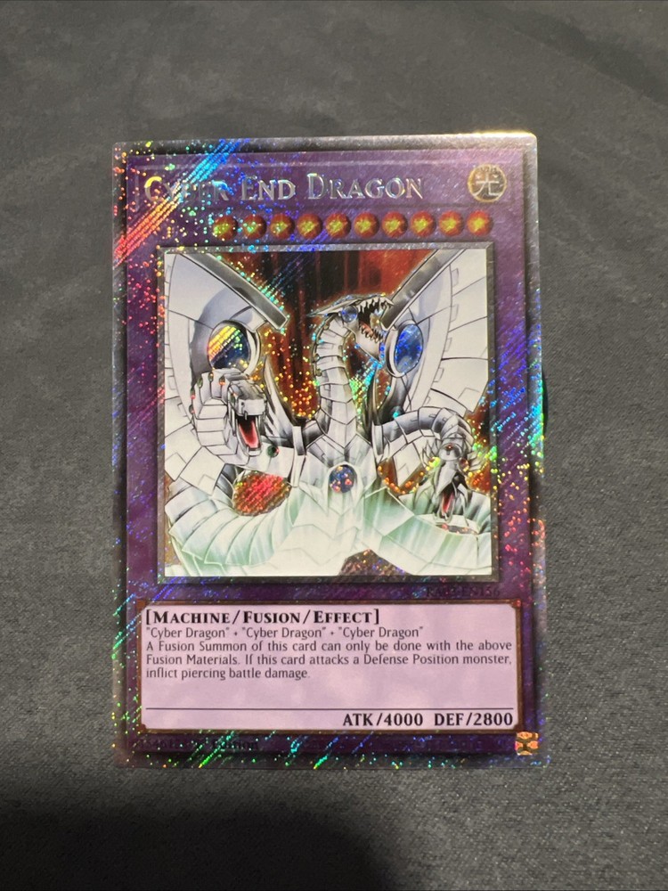 Cyber End Dragon Platinum Secret Rare RA03-EN156 Quarter Century Bonanza