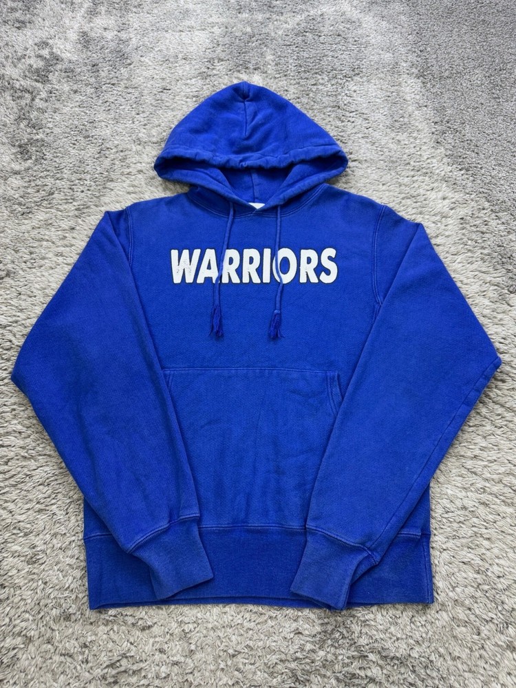 Vtg Golden State Warriors Hoodie Mens Small Champion Reverse Weave Sweatshirt