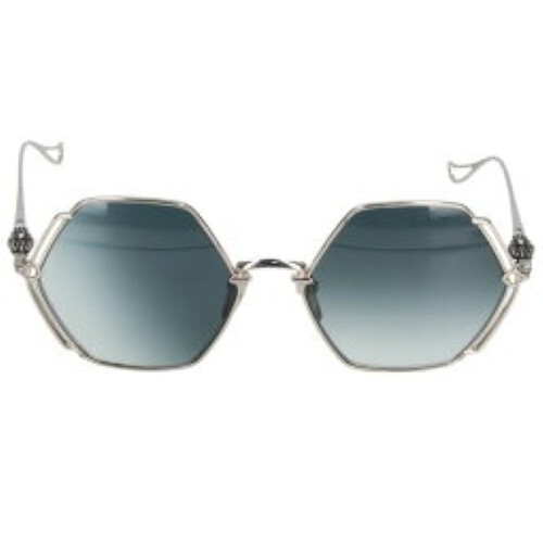 Chrome Hearts 55□17-133 BABY BITCH Octagonal Frame Sunglasses Silver