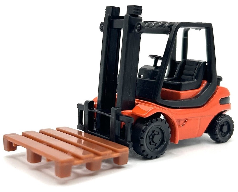 WELLY FOLK LIFT TRUCK 3 IN 1:64 SCALE W/PALLET LOOSE