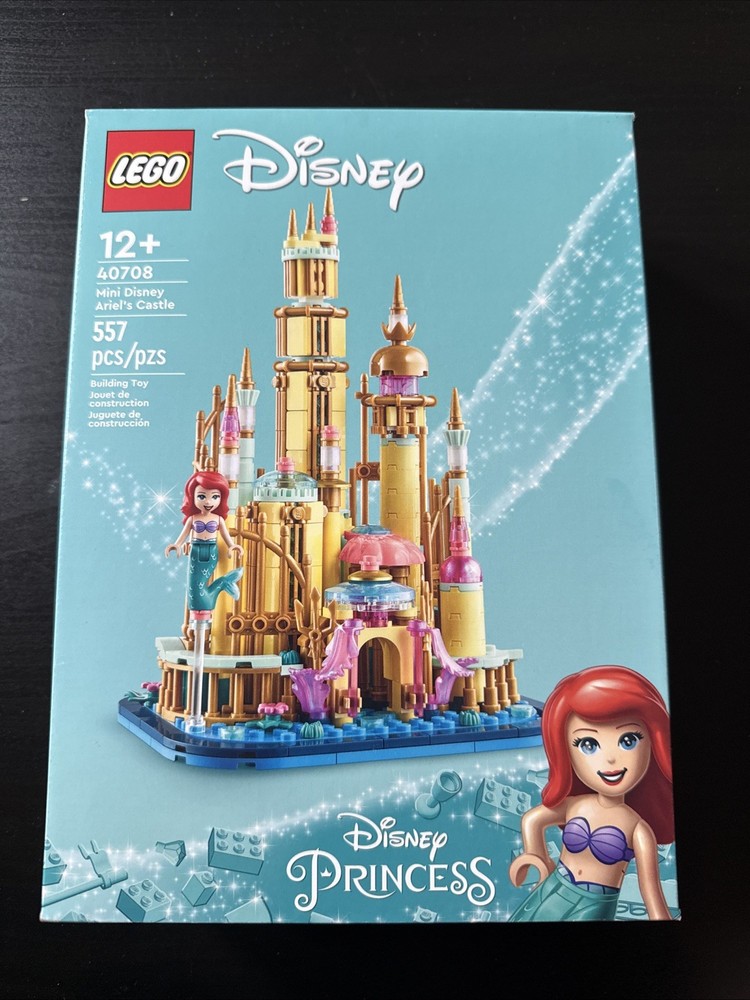 LEGO Disney: Mini Disney Ariel's Castle (40708) Brand New Sealed Box