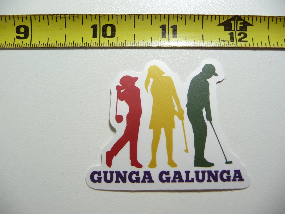 CADDYSHACK GOLF GOLFING GUNGA GALUNGA DECAL STICKER GAME ATHLETIC SPORTS GAME