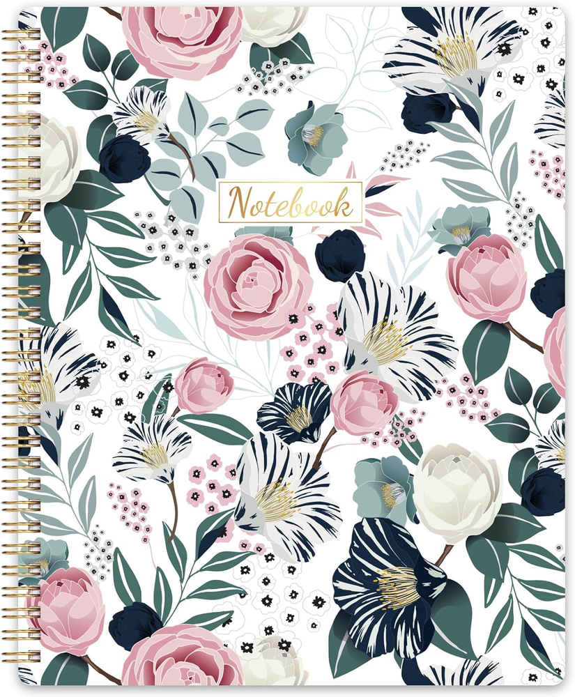 Spiral Bound Notebook 8.5x11 College Ruled Journal for Notes & Writing