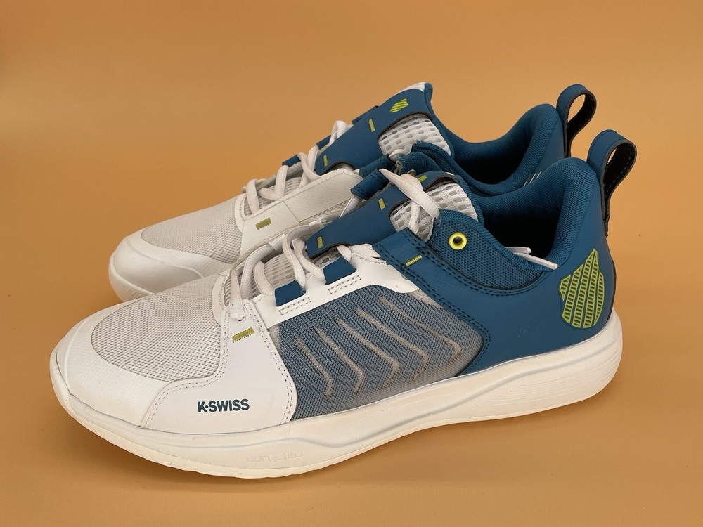 Size 11 K-Swiss Ultrashot Team Men Low Tennis Shoes 07395-136-M NEW