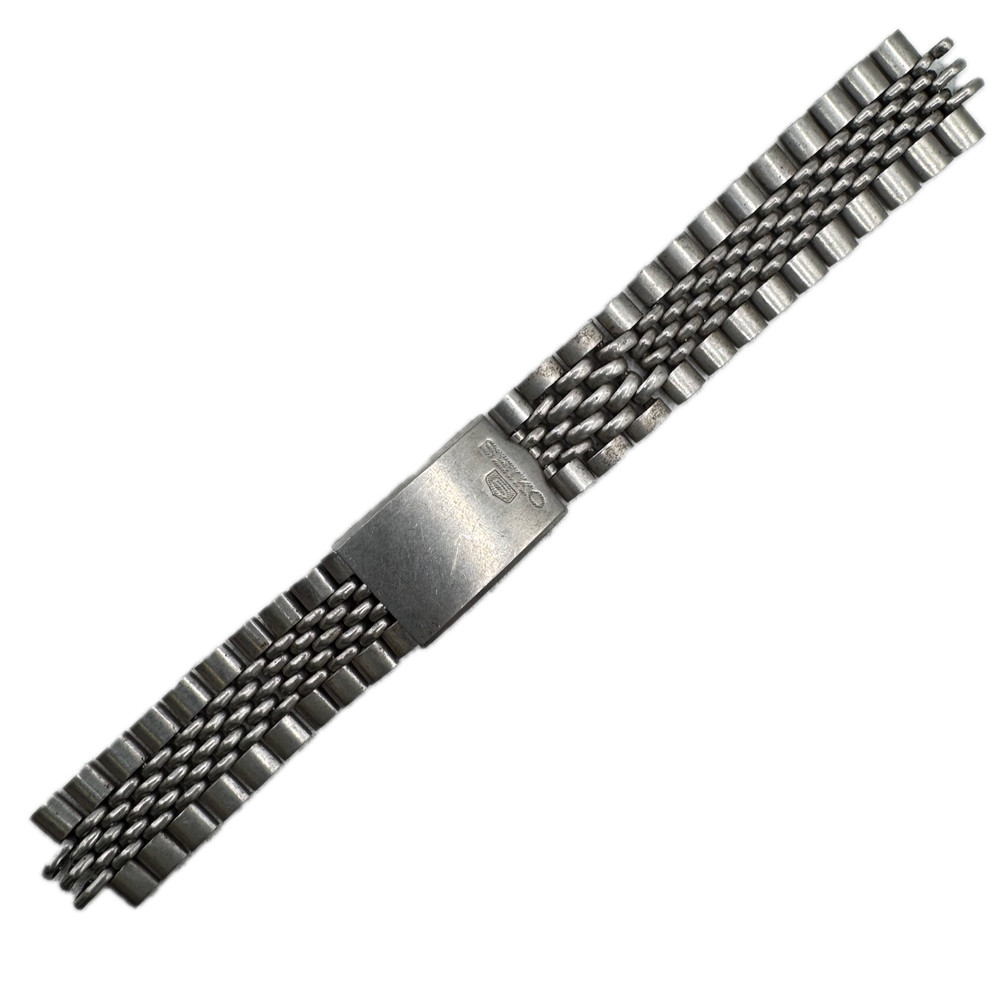 Vintage 18mm Seiko Men's Wristwatch Band Stainless Steel Deployant Clasp USA