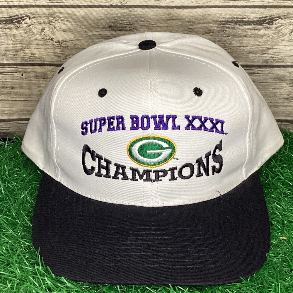 Vintage Super Bowl XXXI Champions Snapback Hat Cap Drew Pearson NFL Football 90s