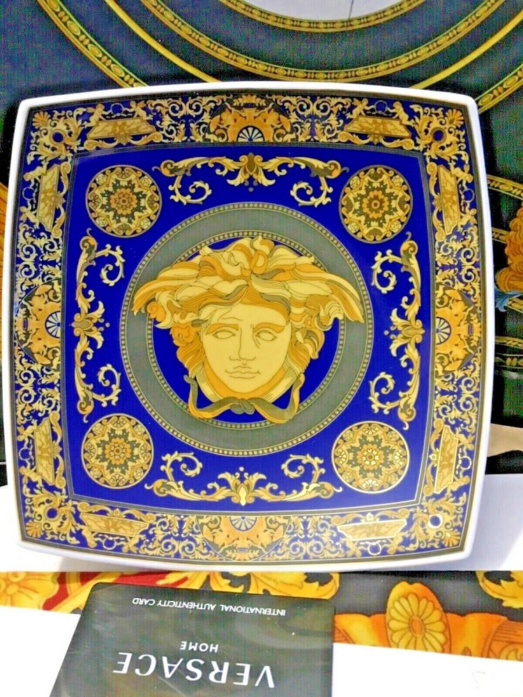 VERSACE MEDUSA TRAY BOWL PLATE CANDY ASH TRAY ROSENTHAL NEW Box SALE