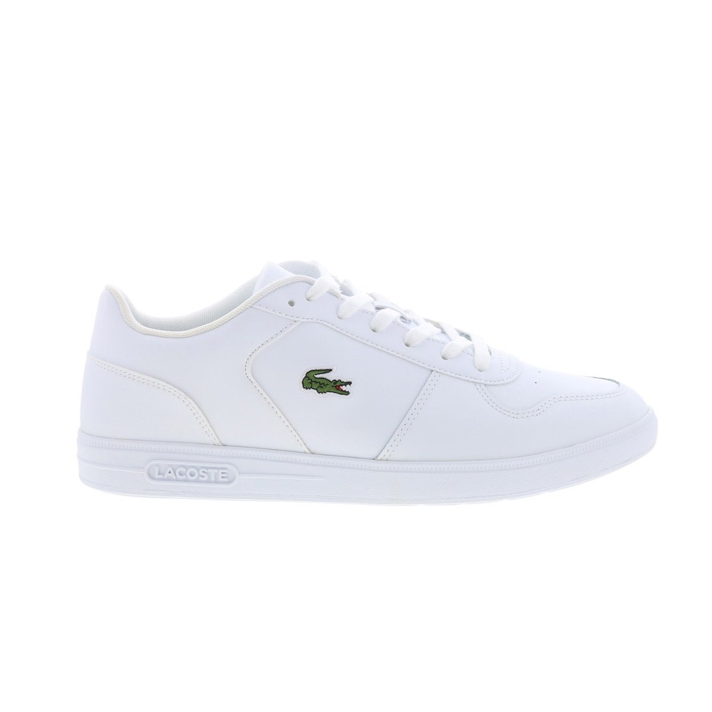 Lacoste T-Base 224 1 SMA 7-48SMA011421G Mens White Lifestyle Sneakers Shoes