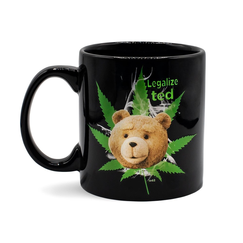 Ted 2 Legalize Mug 12oz Ceramic Coffee Cup with Foil Print