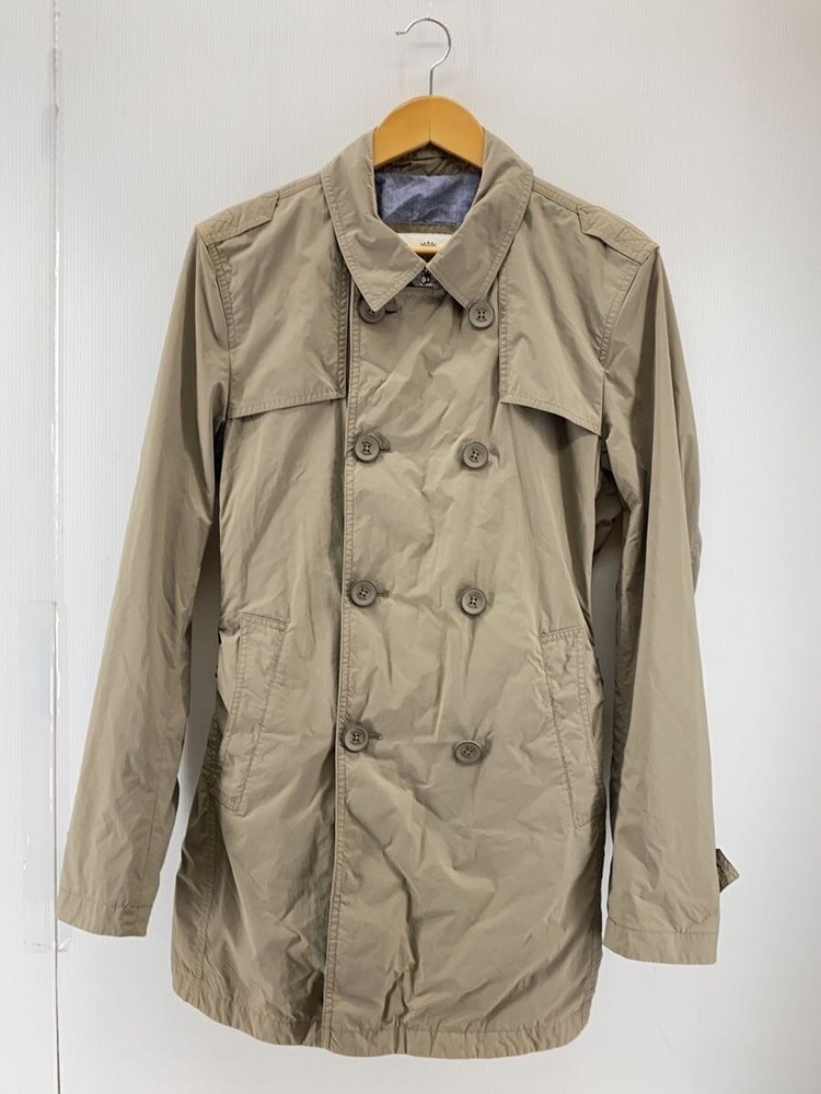 Herno Trench Coat/48/Polyester/Beg 3944