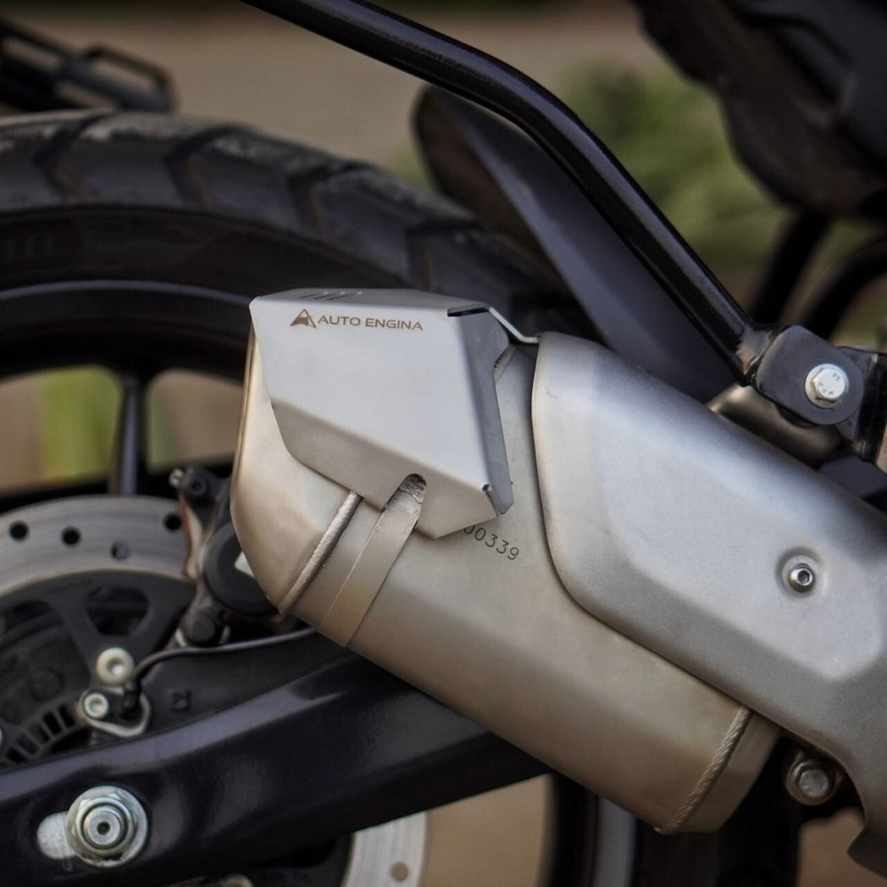 Royal Enfield Guerrilla 450 Silver Heat Shield Extender