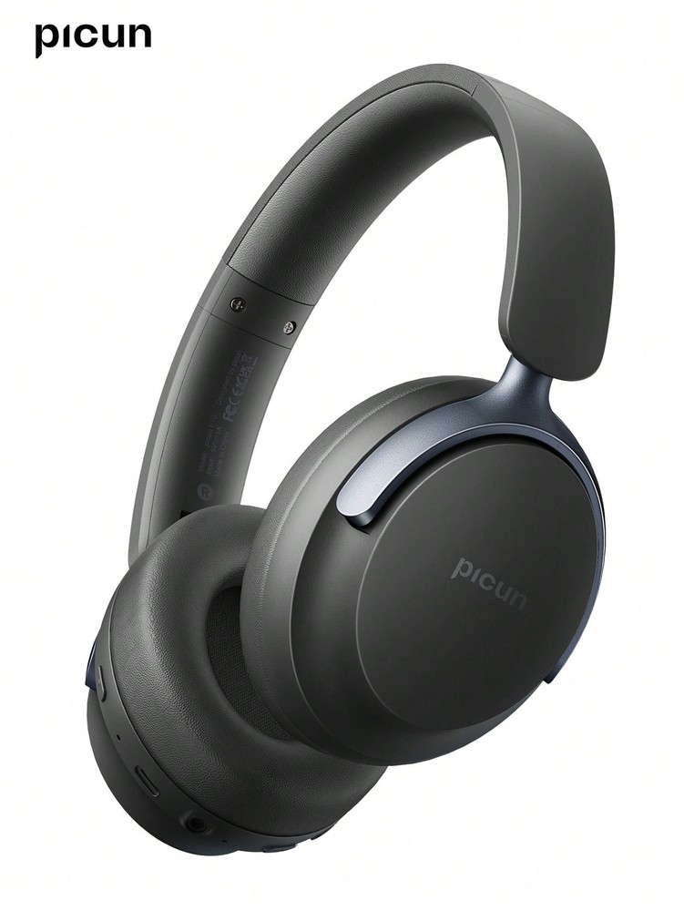 Picun NC60 Wireless Over-Ear Headphones with ANC and Smart App Control