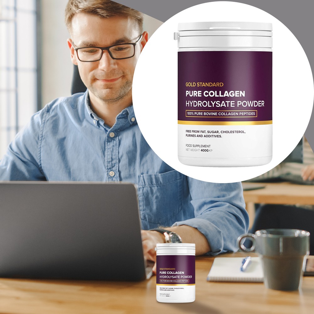 400g Collagen Powder, Gold Standard Bovine Collagen Peptides Powder