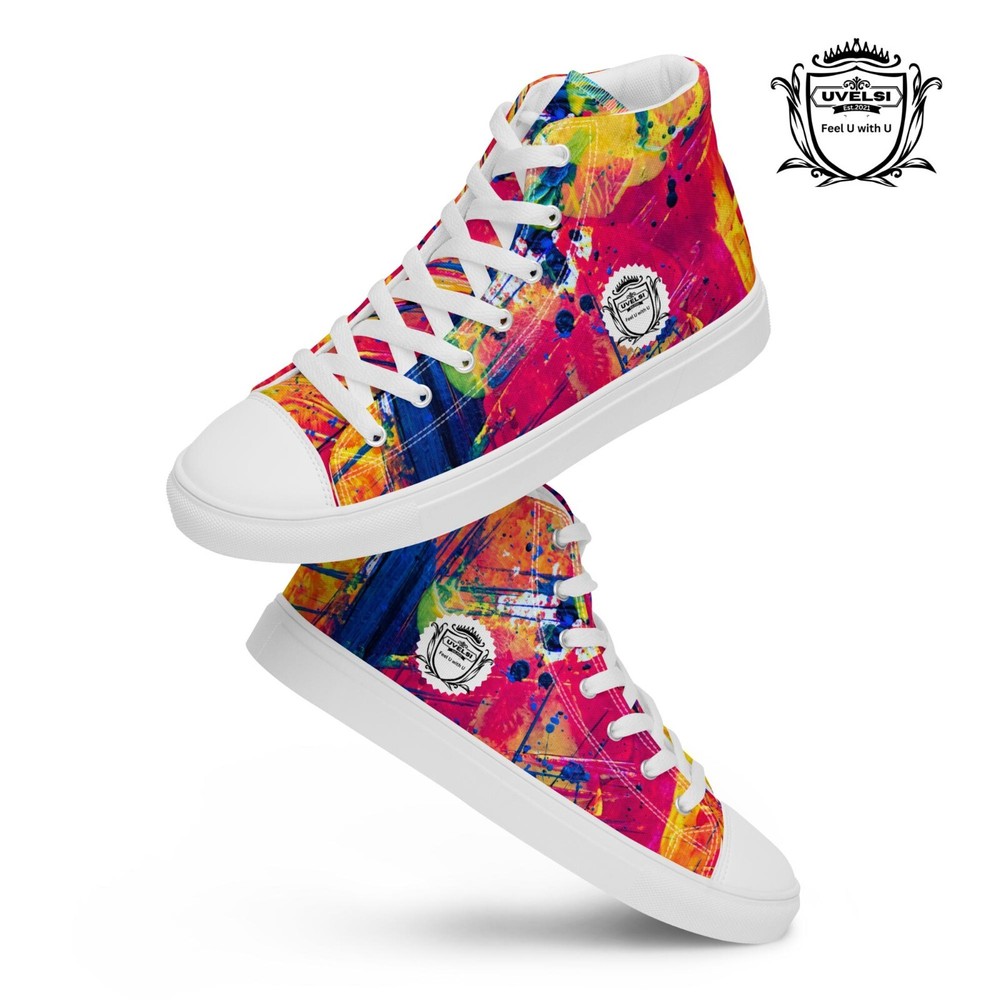New 2025 UVelsi High Top Positive Vibes Shoes Men Women Limited Edition Sneakers