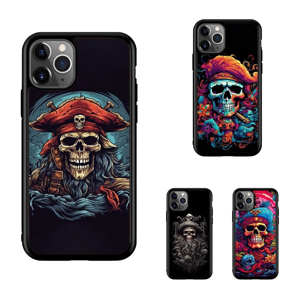 Pirates Skull Universal Wallpaper Cover for iPhone Samsung Galaxy Motorola Phones