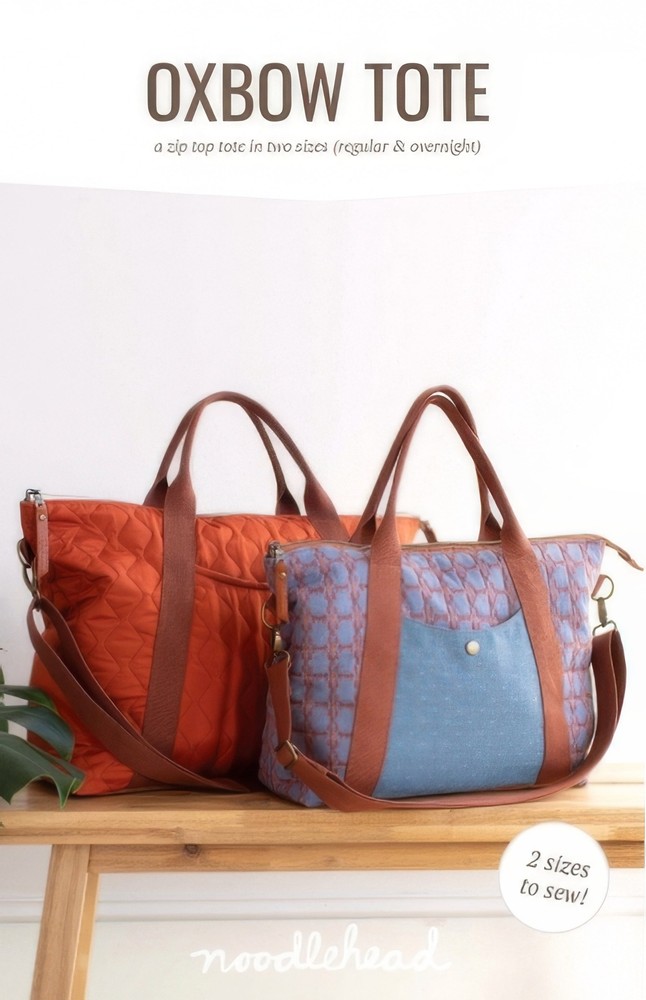 Oxbow Tote Bag Pattern by Noodlehead