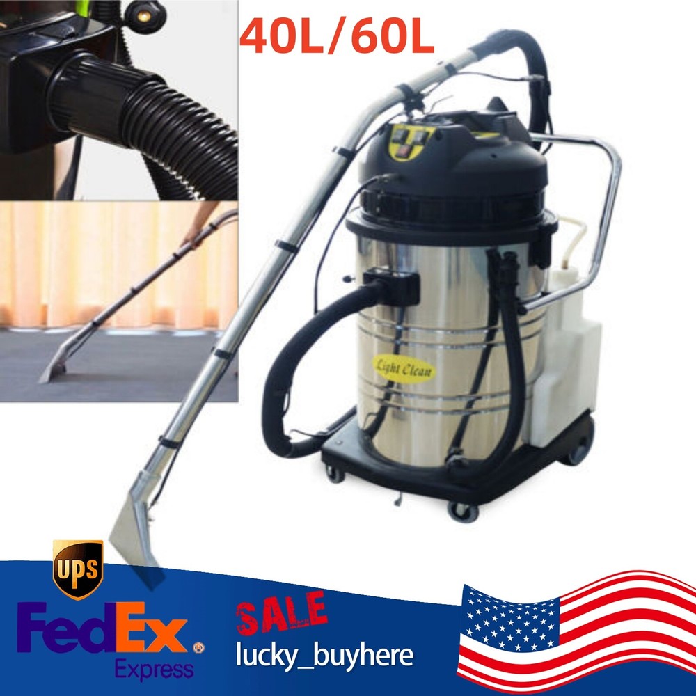 60L/40L 3in1 Vacuum Cleaner Commercial Carpet Cleaner Machine Cleaning Extractor