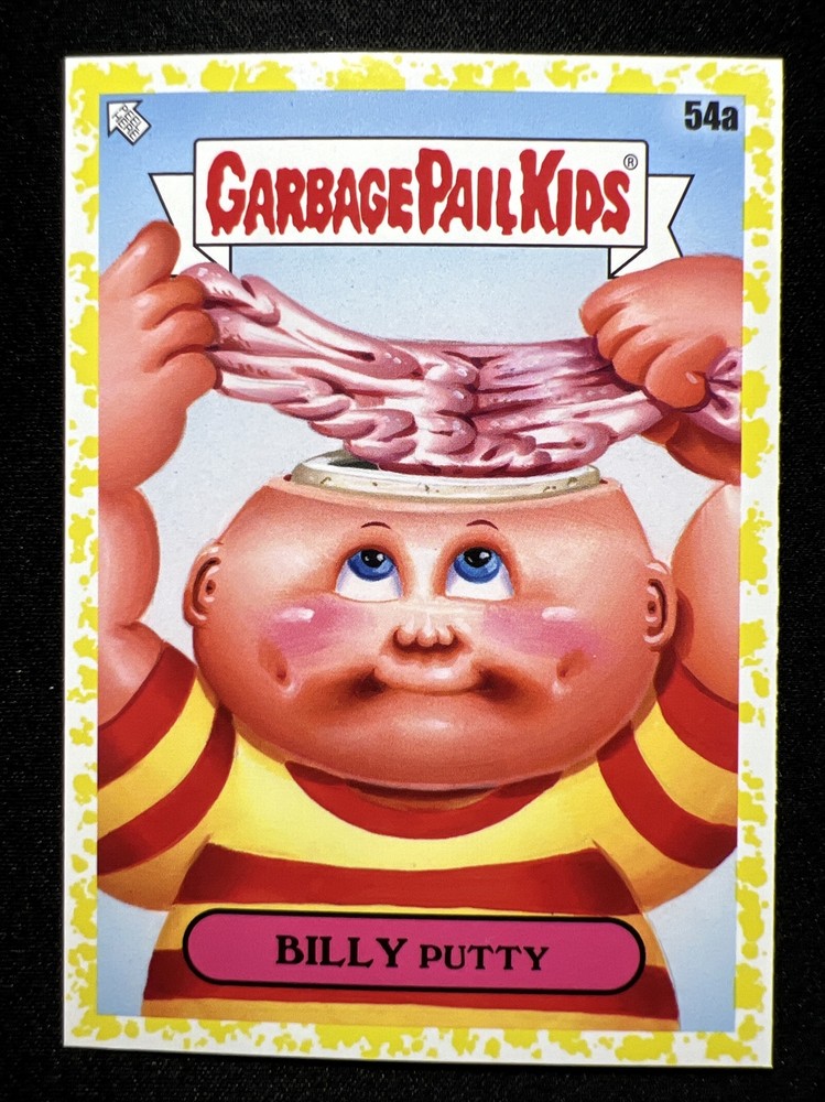 2024 Topps Garbage Pail Kids Series 1 Yellow #54a BILLY Putty Brain Pig Brain