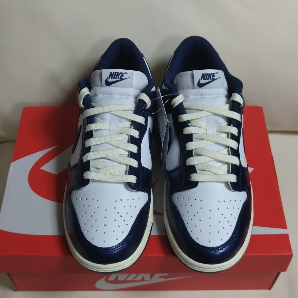 NIKE Men 10.5US Domestic W Dunk Low Prm Women'S 29Cm Men'S Midnight Navy White