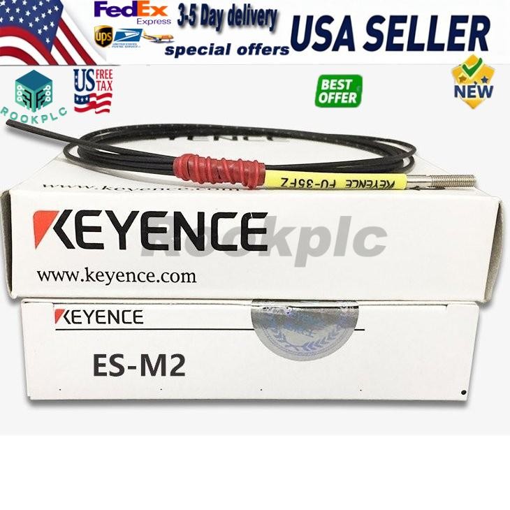 one New Keyence ES-M2 photoelectric sensor