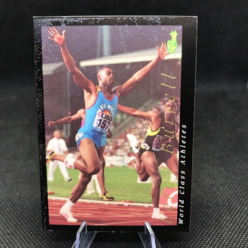 POOR 1992 Classic World Class Athletes  # 14 LEROY BURRELL TRACK & FIELD
