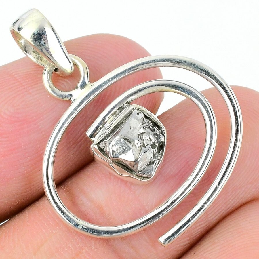 Christmas Meteoroid Stone 925 Silver Trendy Wedding Pendant Jewelry Sale-image