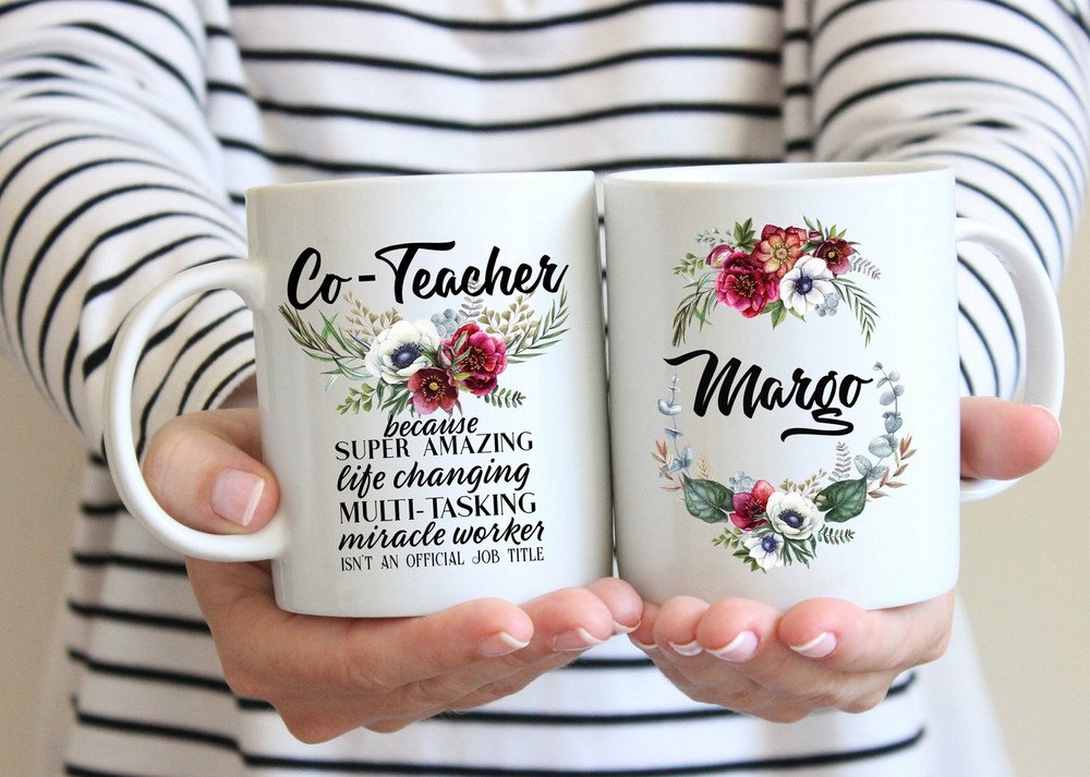 Personalized Co Teacher Gift For Women L  Retirement Thank You Appreciation