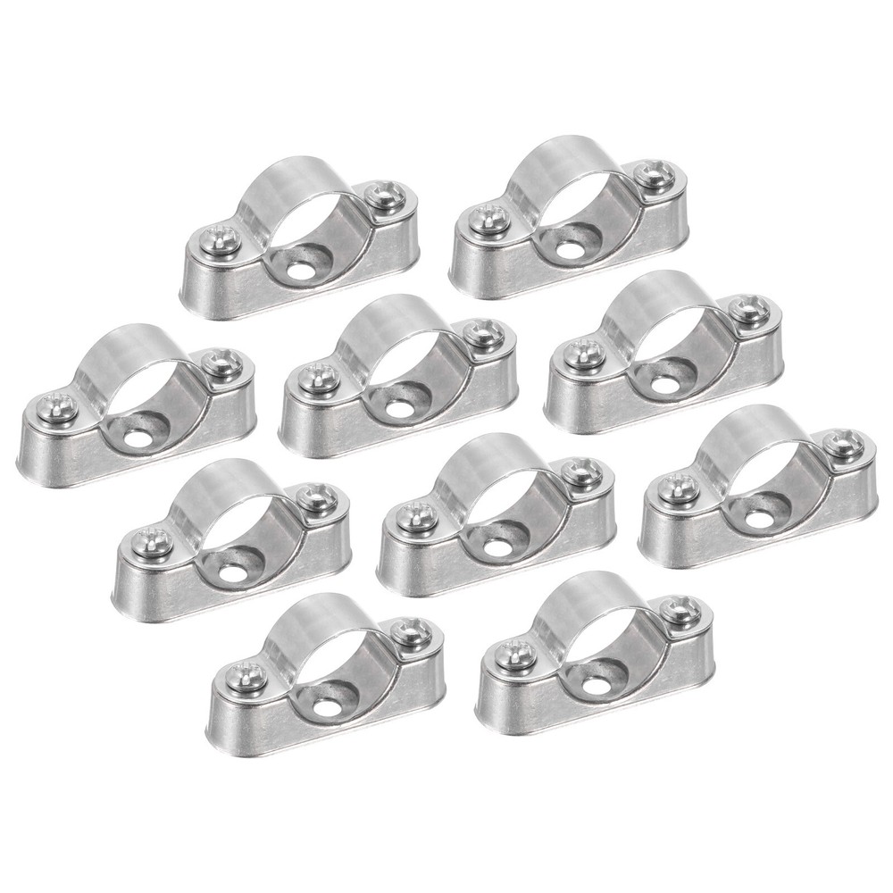 10Pcs Pipe Support Pipe Bracket Clamp Wall Mount Ceiling Mount for 20mm Pipe
