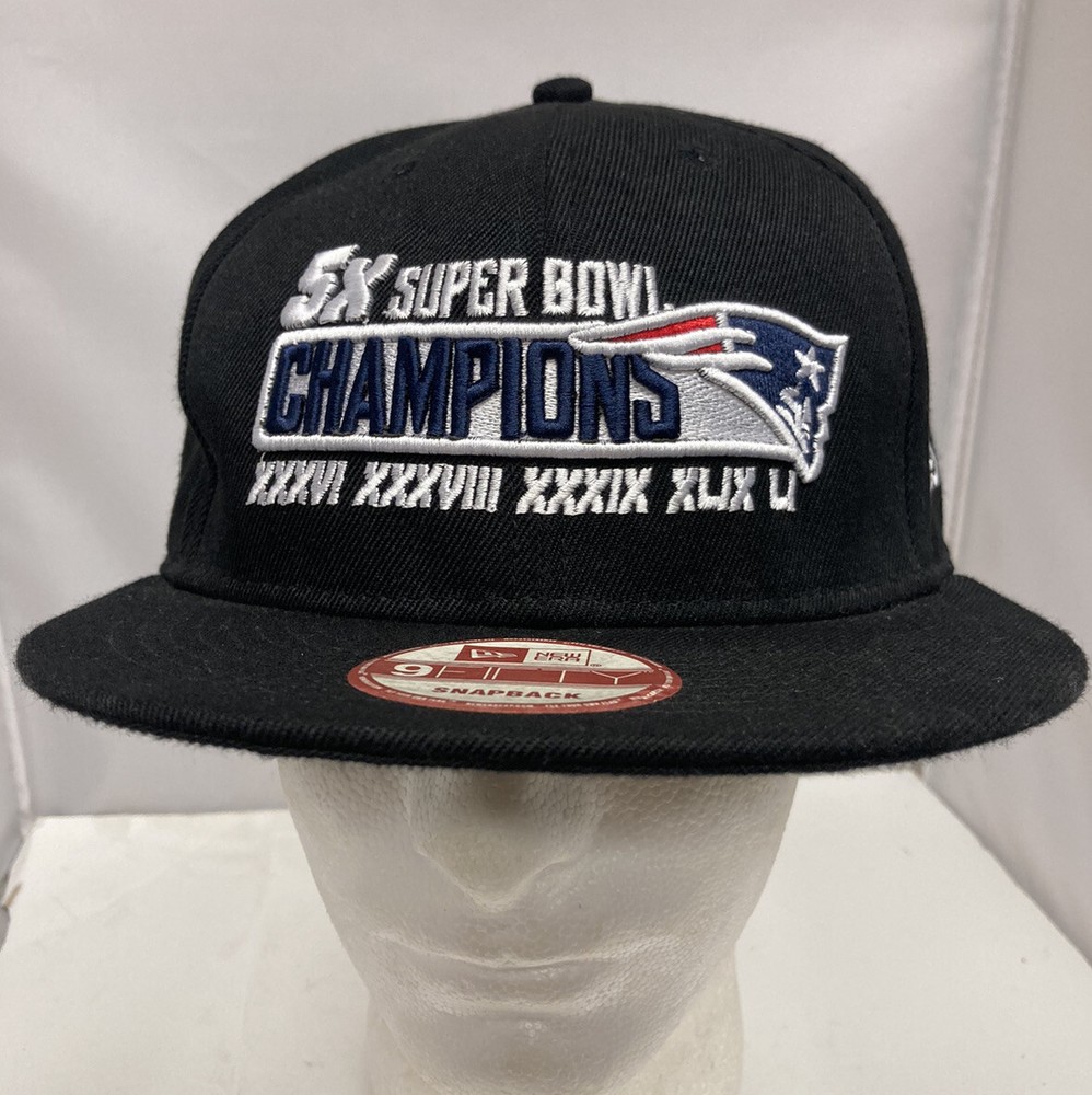 New England Patriots NFL Vintage Snapback Cap Super Bowl Edition