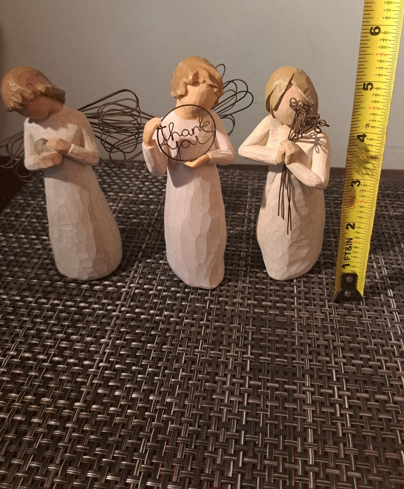 3 Beautiful Willow's Tree Figurines