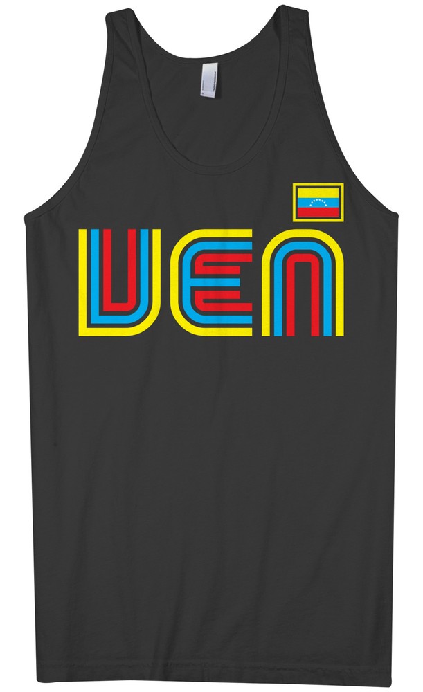 Venezuela Retro Athletic Soccer Tank Top for Men