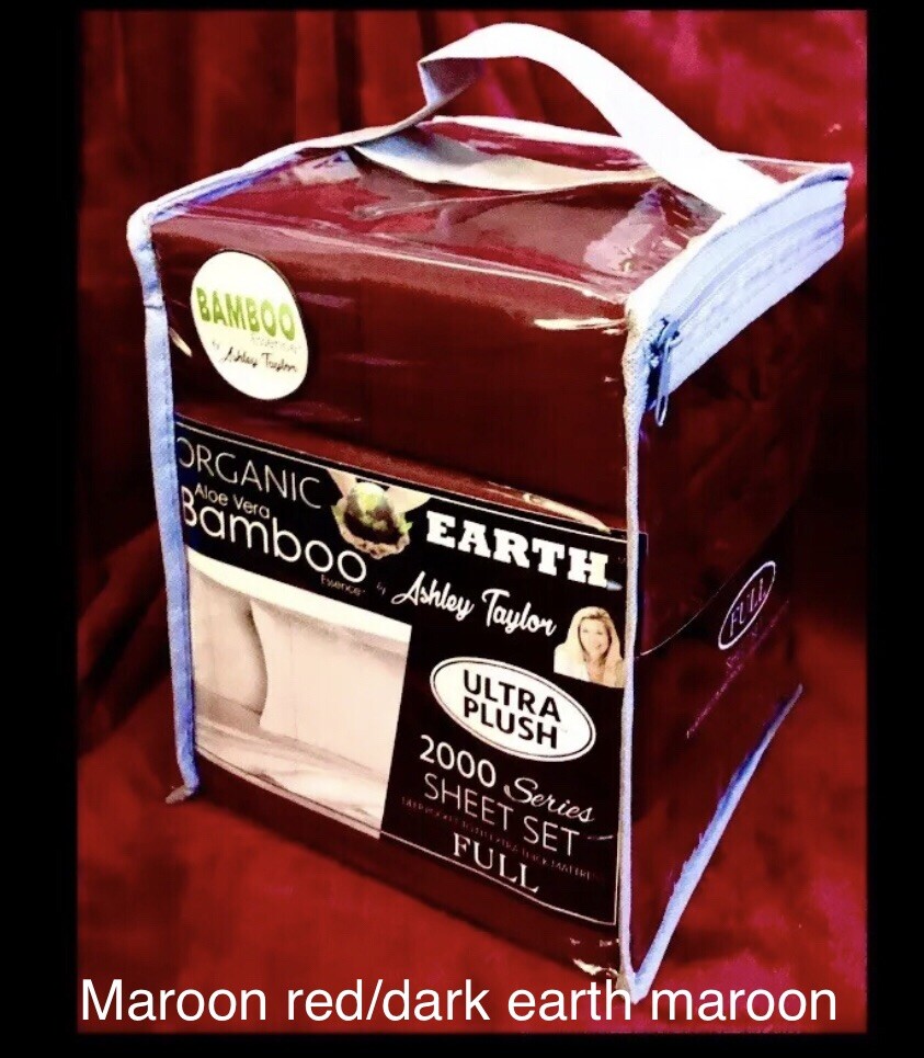 Ashley Taylor Aloe Vera Bamboo 2000 Thread Count Deep Pocket Sheet Set-image