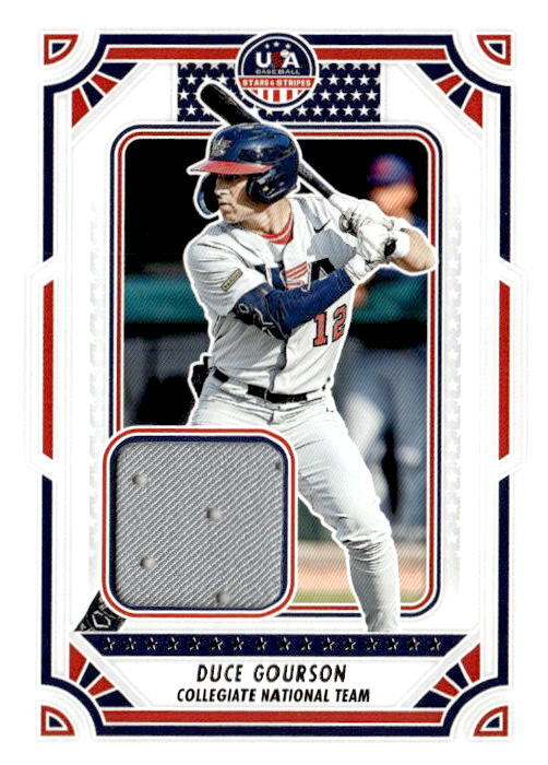 2024 Panini Stars #USA-DG Duce Gourson Collegiate National Team Materials PE