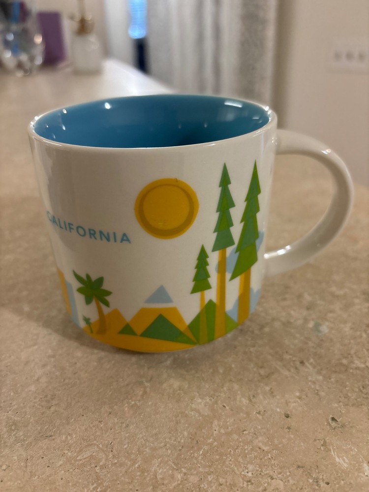 Starbucks CALIFORNIA 14 oz. Coffee Mug Cup - You Are Here Collection 2014