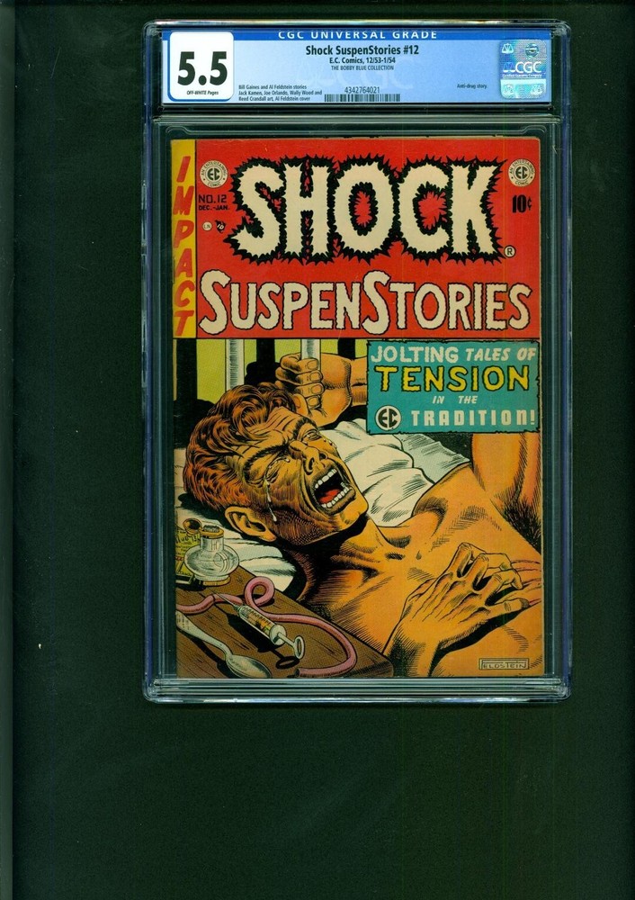 Shock SuspenStories #12 Classic Cover Pre-Code Horror Golden Age EC 1953 CGC 5.5