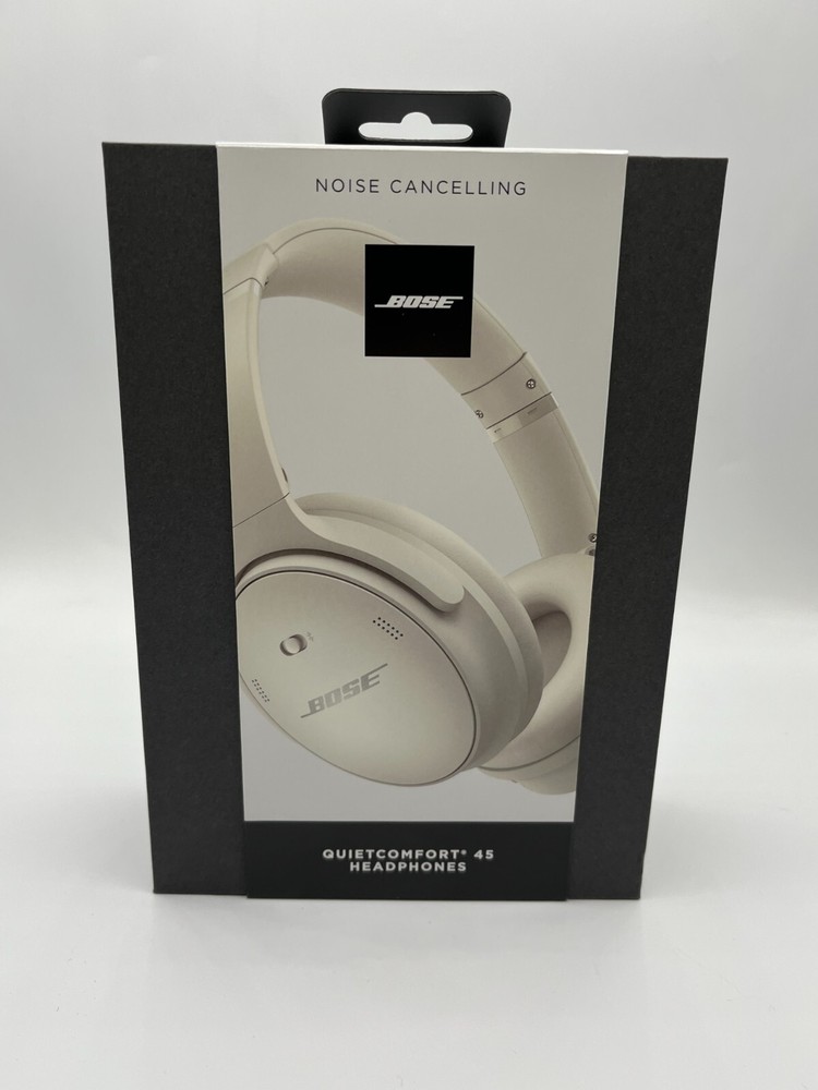 Bose QuietComfort 45 Noise Canceling Bluetooth Headphones - White - NEW SEALED