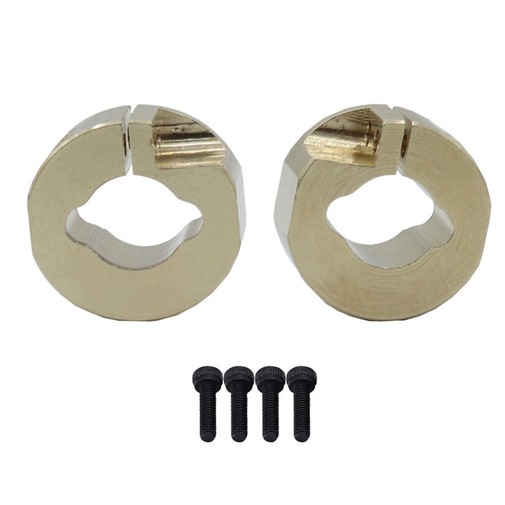 2pcs Brass Rear Axle Counterweights Balance for TRX4M 1/18 RC Car Accessories r