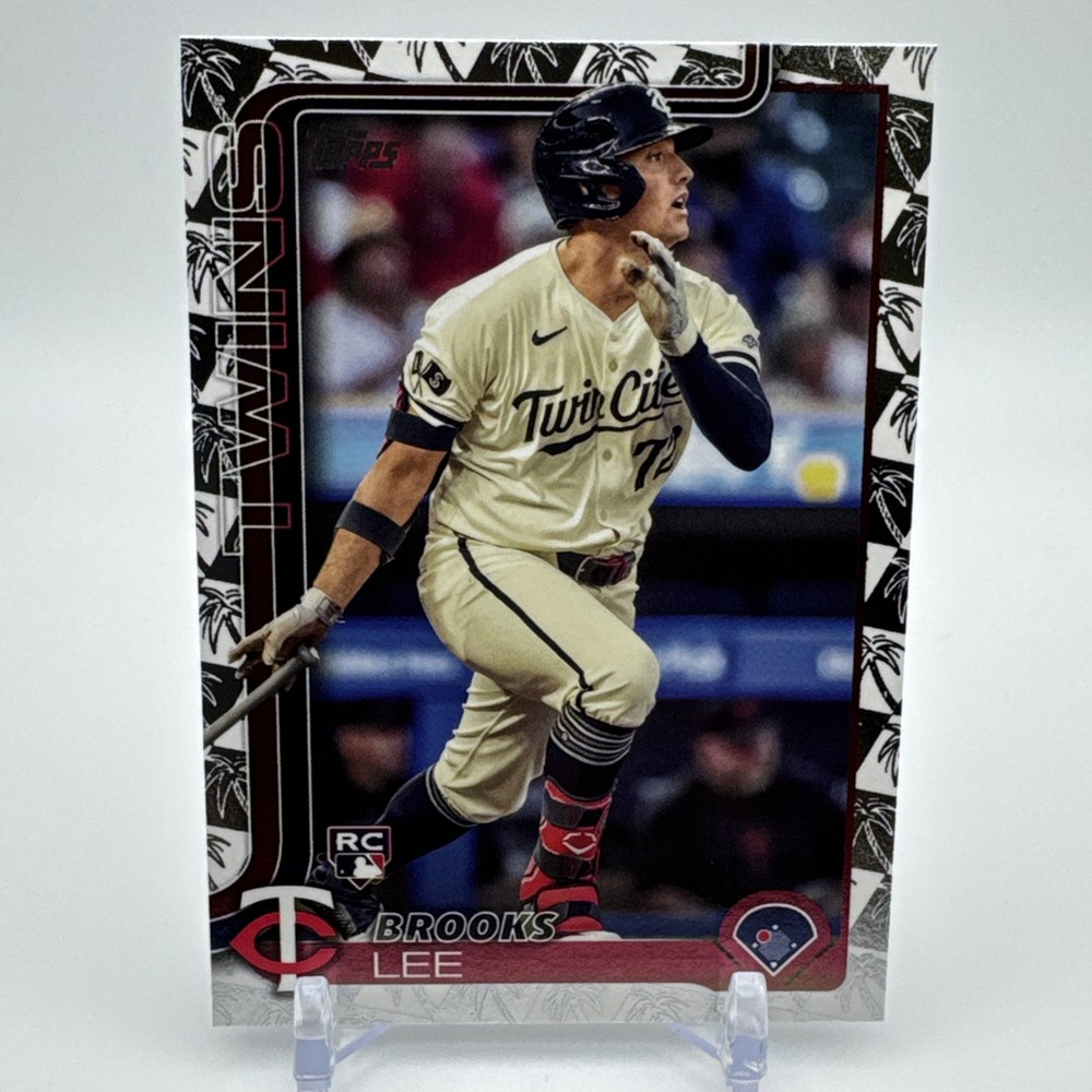 2025 Topps Series 1 Blaster Brooks Lee RC Spring Training Foil Twins Rookie Card
