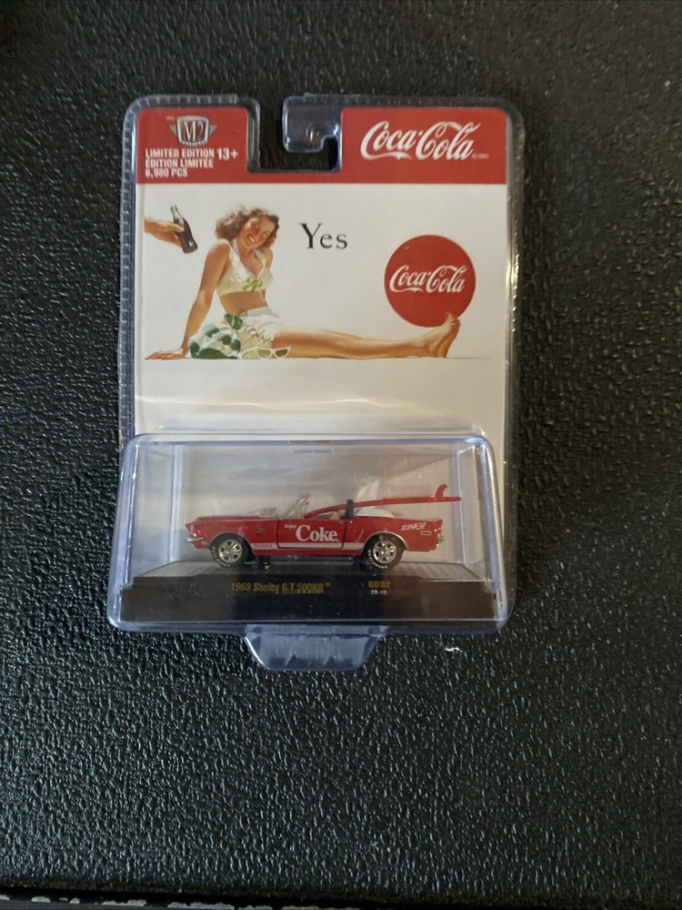 M2 Machines 1/64 Scale 1968 Shelby GT500KR Coke red BB02 20-10 Limited Edition