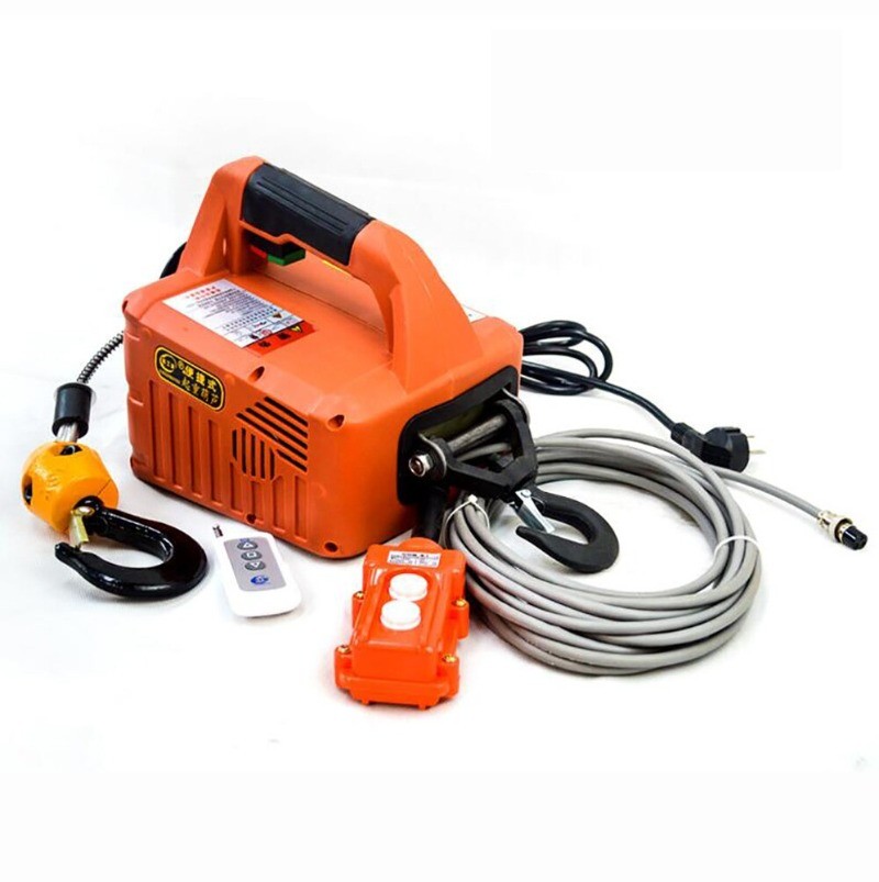 Miniature Electric Hoist 220V Portable Home Air Conditioner Traction Crane