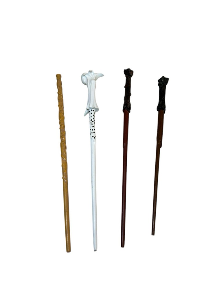 Harry Potter Magic Wands Set of 4 - 13.75 Inch Collectible Replicas