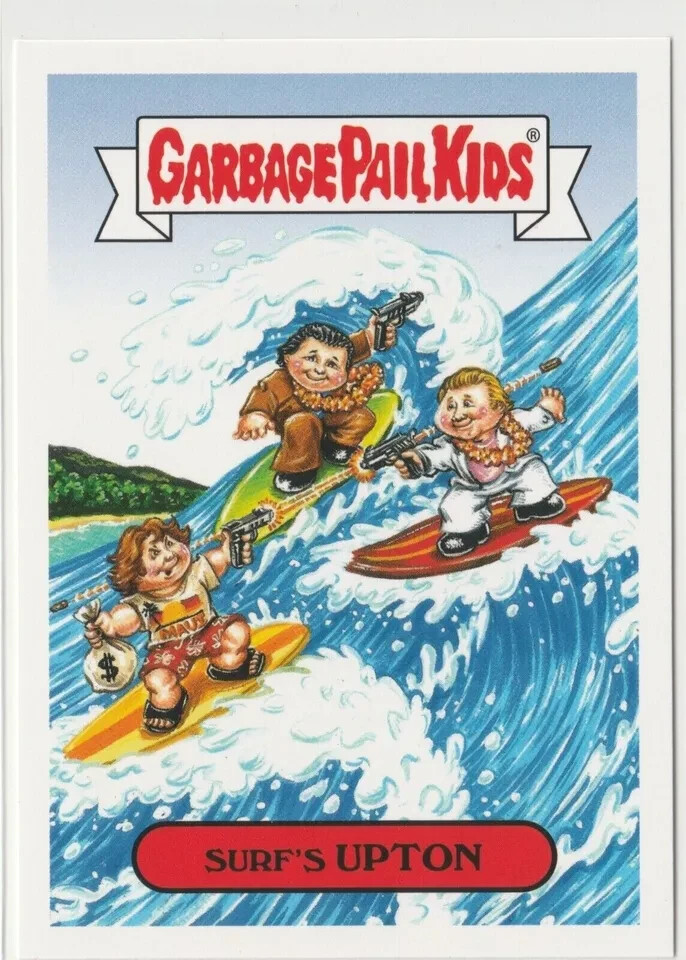 Surfs Up Tony GPK Garbage Pail Kids 2016 Prime Slime Trashy TV Card #4b