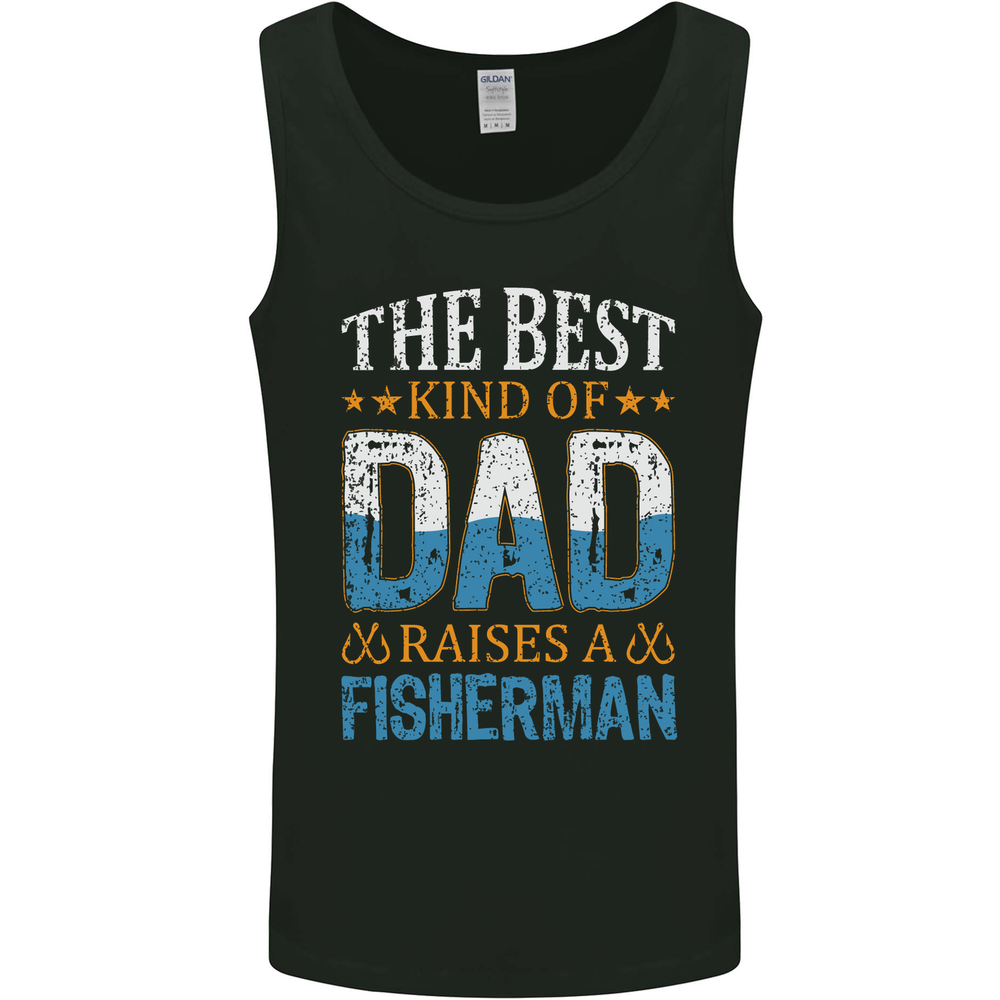 Fathers Day Fishing Dad & Son Fisherman Mens Vest Tank Top
