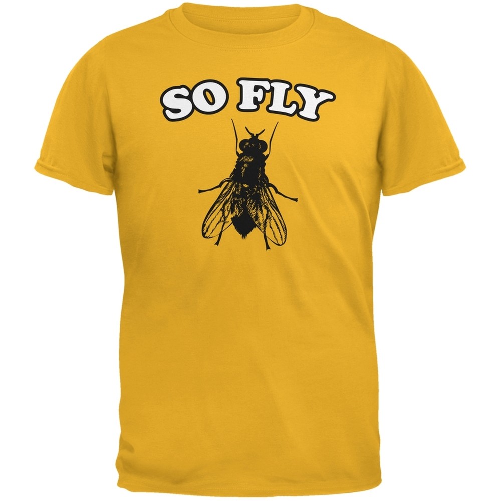 So Fly Gold Adult T-Shirt