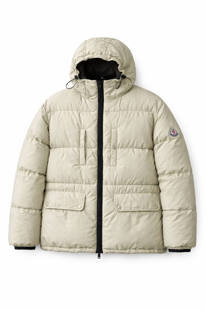 Moncler Lime Puffer Goose down Jacket 90s Vintage Grenoble Rare mens L
