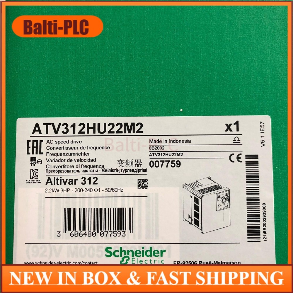 ATV312HU22M2 Frequency Drive ATV312HU22M2    US Free TAX