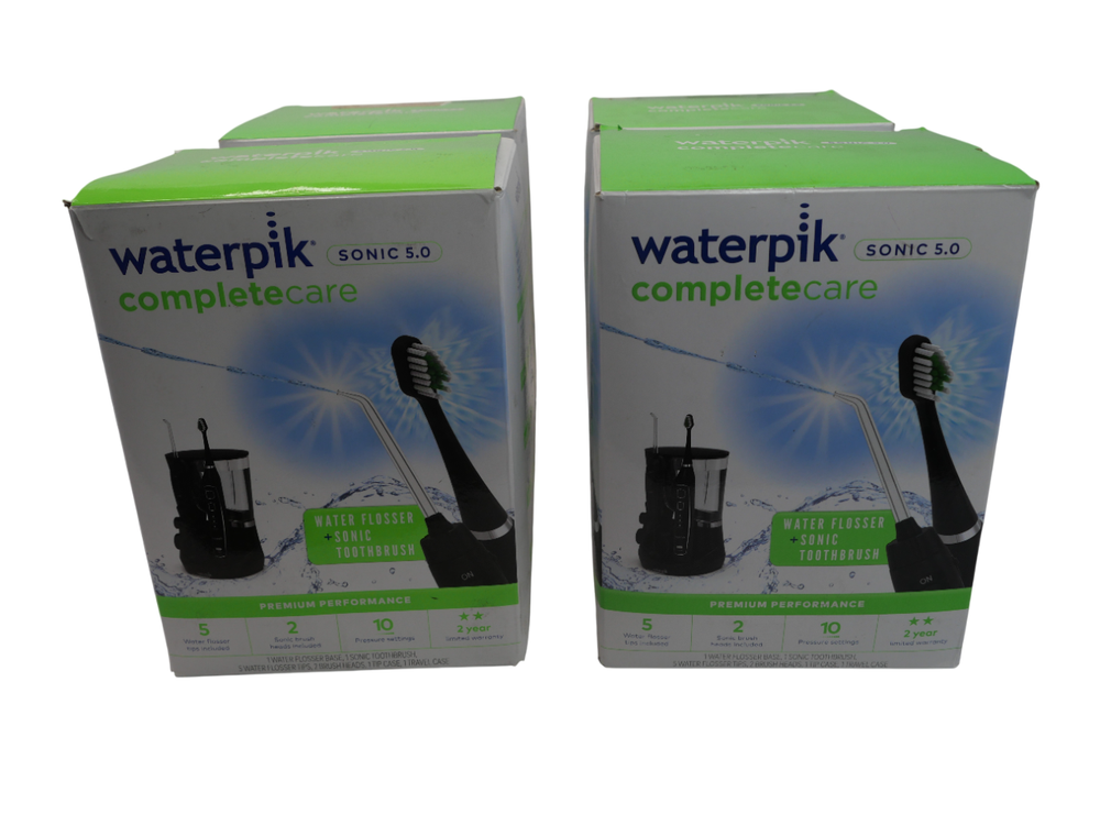 Lot of 4 Waterpik Complete Care 5.0 Water Flosser Black WP-862W - Free Shipping