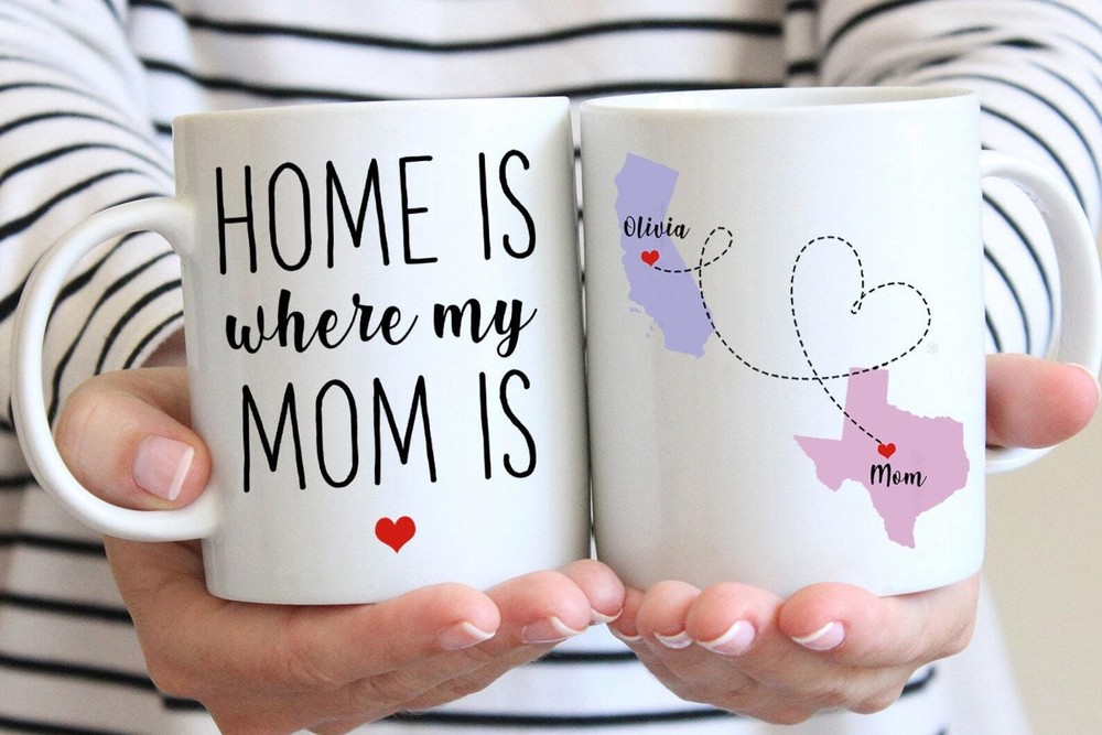 Custom Mom Mug  Long Distance Mug For Mom Moving States Mug For Mom Moving Away