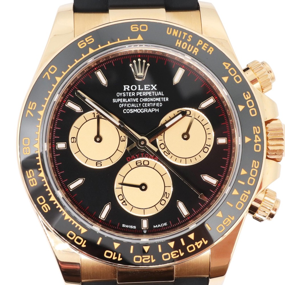 2024 New Rolex 126518LN Daytona Paul Newman 40mm 18K Yellow Gold Ceramic Watch